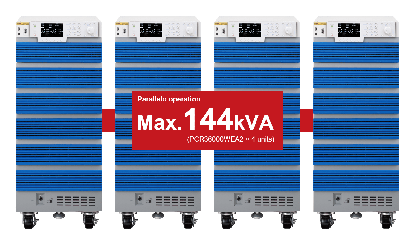 Up to 144 kVA with Parallel Operation