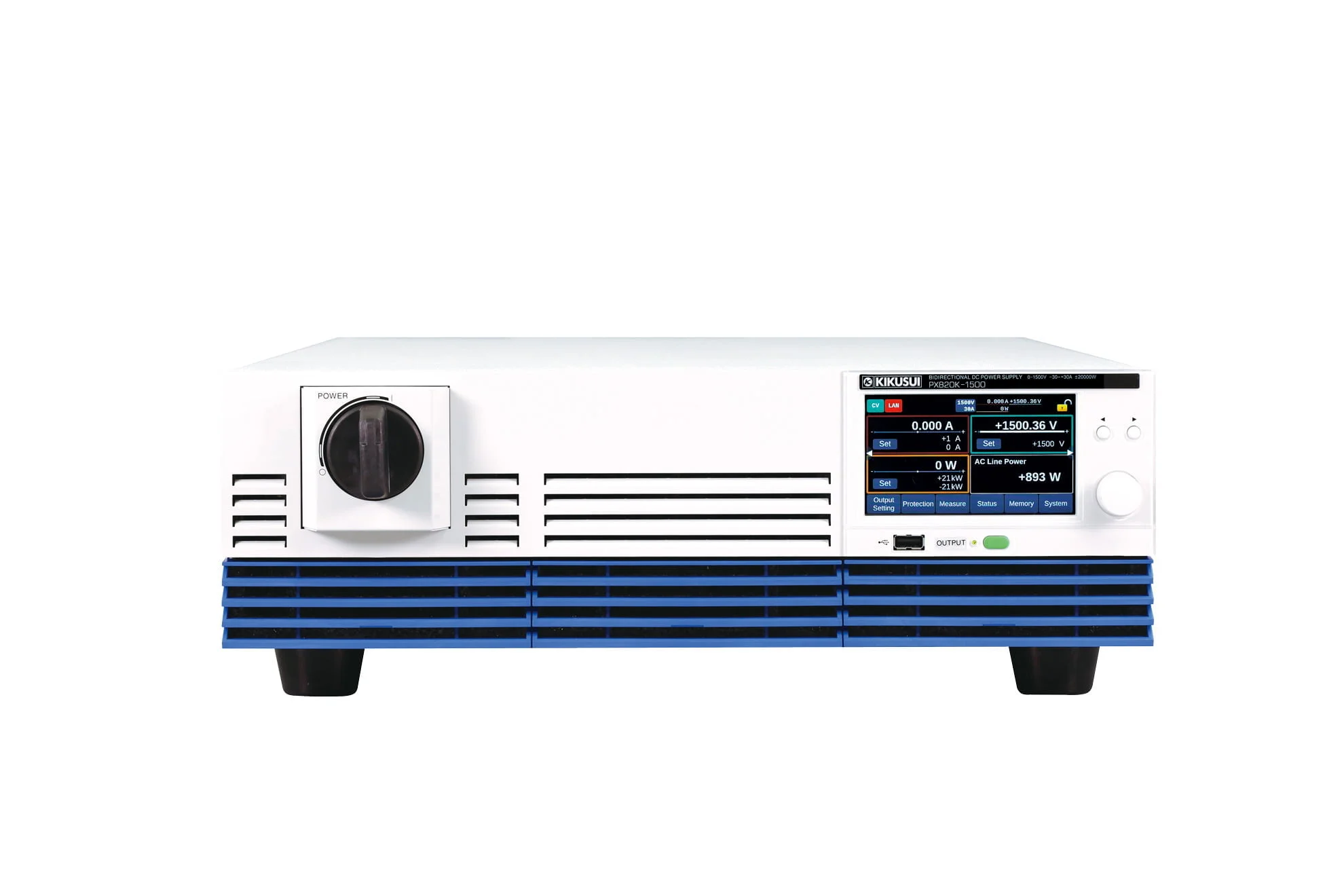 High-capacity bidirectional power supply