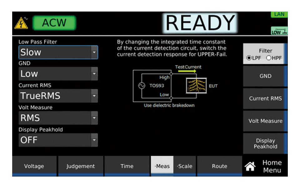 Programmable Detection Response Speed