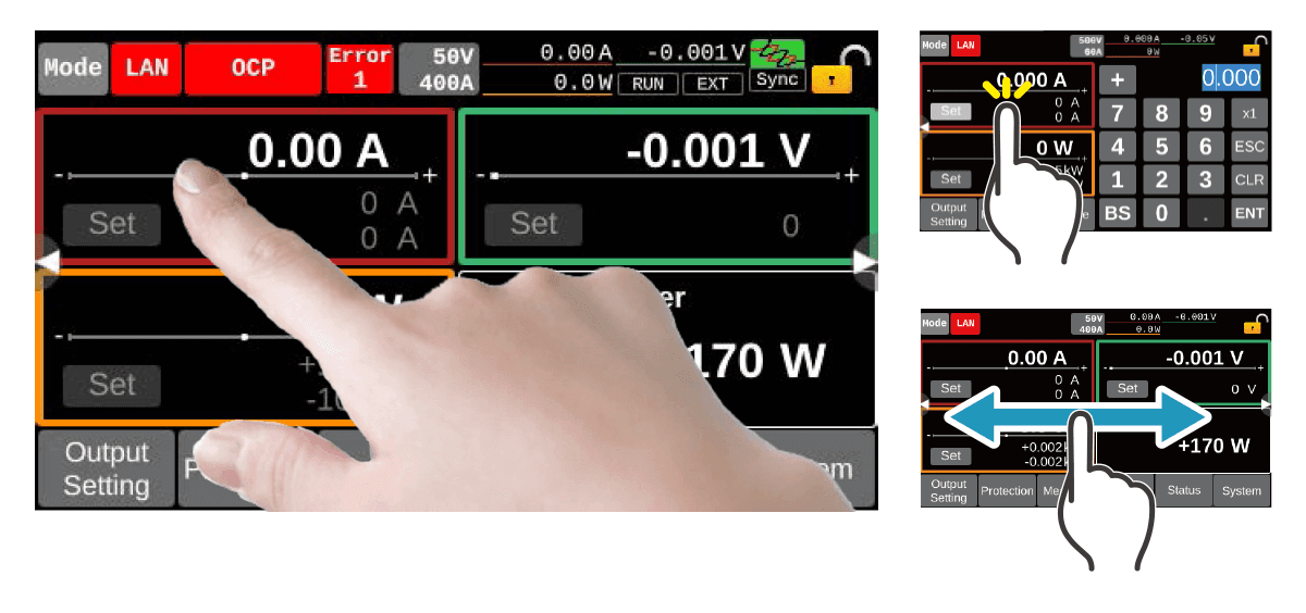 Touch panel display